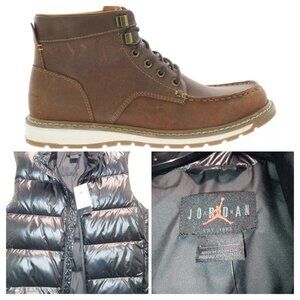 Michael Jordan  Black Puffer Vest designer feather lot